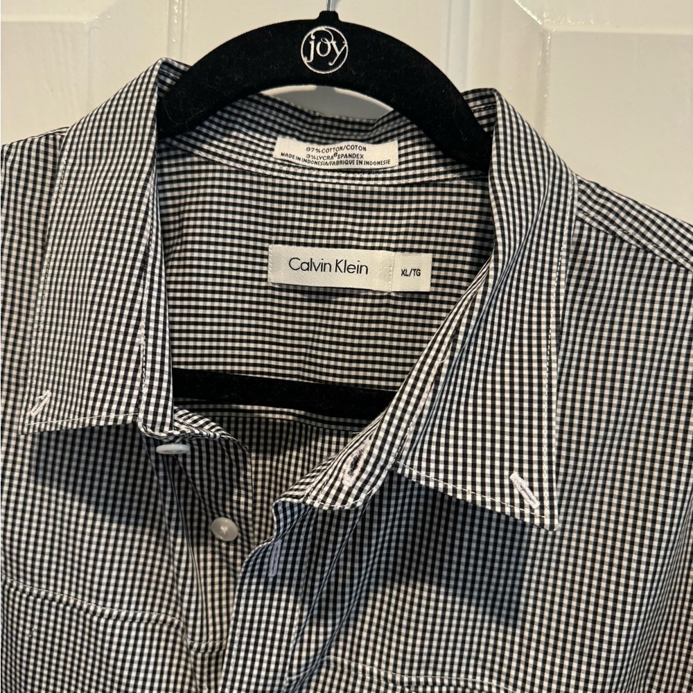 Mens Calvin Klein Button Down Shirt Size XL